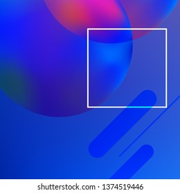 Abstract background. Minimal geometric design. Modern abstract cover. Dynamic shapes composition. 