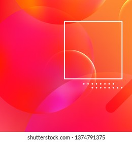 Abstract background. Minimal geometric design. Modern abstract cover. Dynamic shapes composition. 