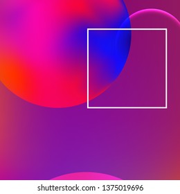 Abstract background. Minimal geometric design. Modern abstract cover. Dynamic shapes composition. 