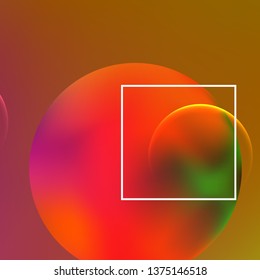 Abstract background. Minimal geometric design. Modern abstract cover. Dynamic shapes composition. 