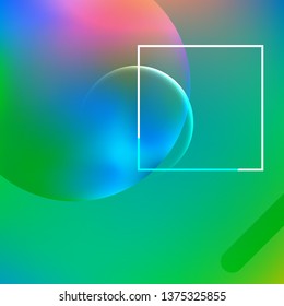 Abstract background. Minimal geometric design. Modern abstract cover. Dynamic shapes composition. 