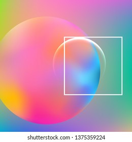 Abstract background. Minimal geometric design. Modern abstract cover. Dynamic shapes composition. 