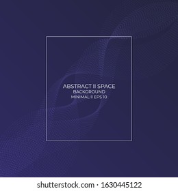 Abstract background minimal line wave pattern curve flow with space for text. vector illustration