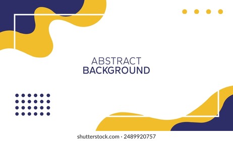 abstract background with minimal wave design monochrome color theory memphis ornament. Corporate backdrop for banner poster and social media