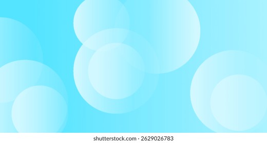 abstract background minimalist banner soft blue gradient. Vector EPS 10