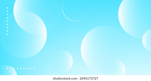 abstract background minimalist banner soft blue gradient. Vector EPS 10
