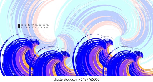 Abstract background, minimalist covers design. Colorful geometric wave  background, vector illustration.