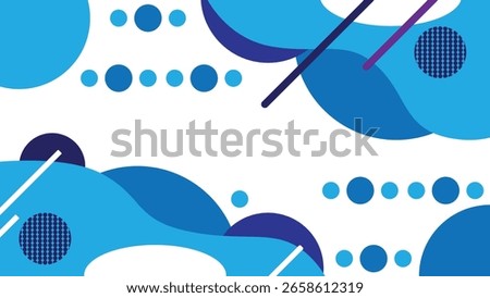 Abstract Background Minimalist with Random Geometric Figures. Graphic design elements and resources vector art