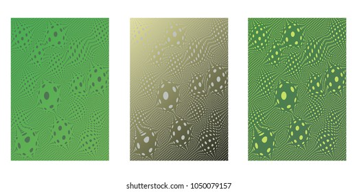 Abstract background. Minimalistic cover design templates. Set of layouts for covers of books, phones,albums, notebooks, reports, magazines. Line halftone gradient effect. Geometric mock-up texture