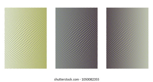Abstract background. Minimalistic cover design templates. Set of layouts for covers of books, phones,albums, notebooks, reports, magazines. Line halftone gradient effect. Geometric mock-up texture