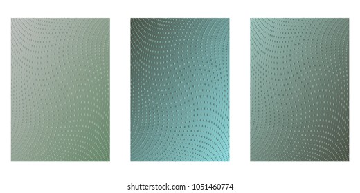 Abstract background. Minimalistic cover design templates. Set of layouts for covers of books, phones,albums, notebooks, reports, magazines. Line halftone gradient effect. Geometric mock-up texture