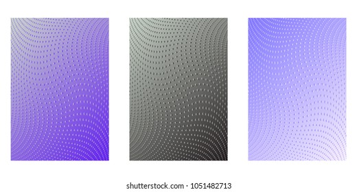 Abstract background. Minimalistic cover design templates. Set of layouts for covers of books, phones,albums, notebooks, reports, magazines. Line halftone gradient effect. Geometric mock-up texture
