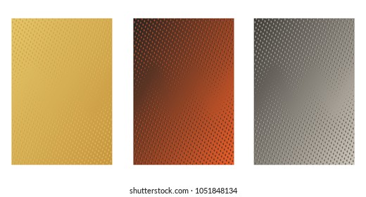 Abstract background. Minimalistic cover design templates. Set of layouts for covers of books, phones,albums, notebooks, reports, magazines. Line halftone gradient effect. Geometric mock-up texture