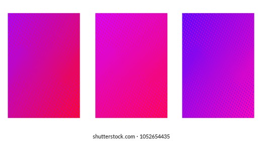 Abstract background. Minimalistic cover design templates. Set of layouts for covers of books, phones,albums, notebooks, reports, magazines. Line halftone gradient effect. Geometric mock-up texture