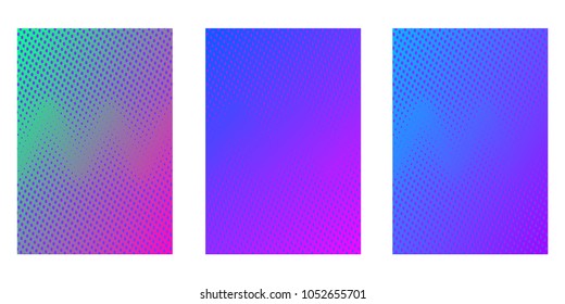 Abstract background. Minimalistic cover design templates. Set of layouts for covers of books, phones,albums, notebooks, reports, magazines. Line halftone gradient effect. Geometric mock-up texture