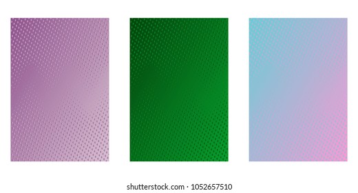 Abstract background. Minimalistic cover design templates. Set of layouts for covers of books, phones,albums, notebooks, reports, magazines. Line halftone gradient effect. Geometric mock-up texture