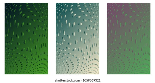 Abstract background. Minimalistic cover design templates. Set of layouts for covers of books, phones,albums, notebooks, reports, magazines. Line halftone gradient effect. Geometric mock-up texture
