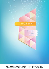 Abstract background. Minimalistic design. Eps 10 vector illustration