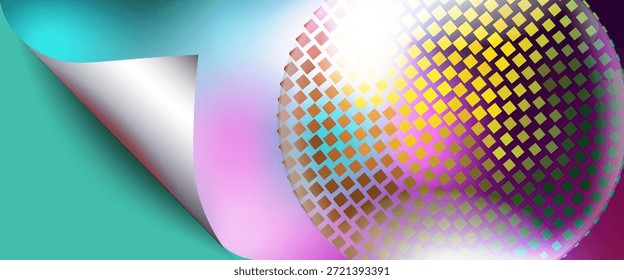 Abstract background with mirror balls.eps 10