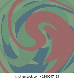 Abstract background, mixing multicolored paints, vector illustration