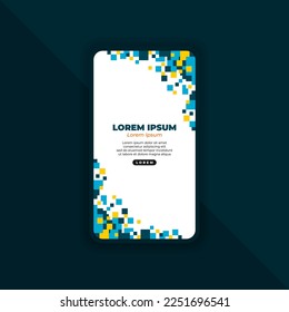 Abstract Background for Mobile Landing Page