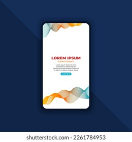 Abstract Background for Mobile Landing Page