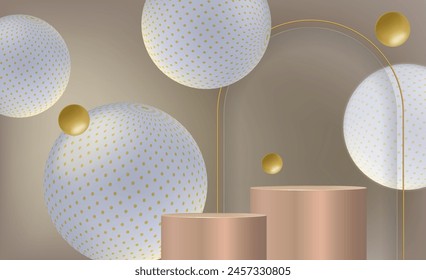Abstract background, mock up scene for product display