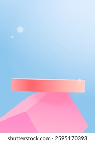Abstract background, mock up scene for product display. Geometry shape podium background.