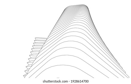 Abstract background of modern architecture 