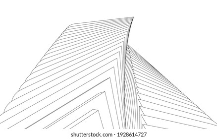 Abstract background of modern architecture 
