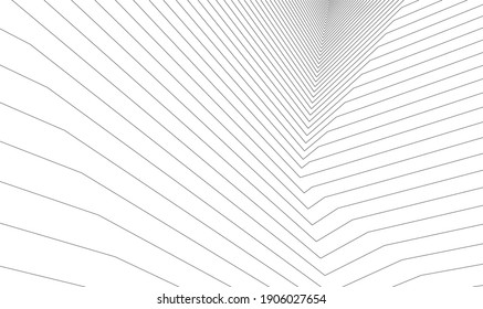 Resumen del fondo de la arquitectura moderna 3d