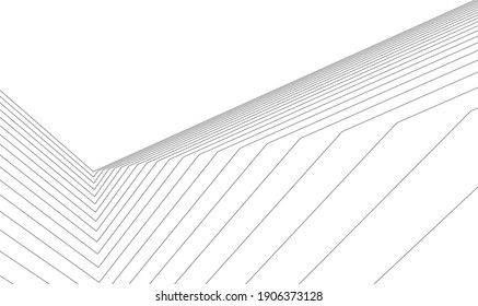 Abstrakter Hintergrund der modernen Architektur 3d
