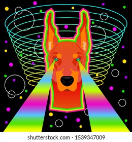 Abstract background. Modern art for design night club party invitation, wallpaper, holiday show poster, print etc. 