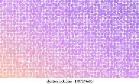 Abstract background with modern colorful vector mosaic design. Colorful gradient mosaic backdrop. Modern geometric texture. Abstract digital technology design. Beautiful vector pattern