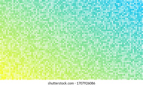 Fondo abstracto con moderno diseño de mosaico vectorial de color. Fondo de mosaico degradado colorido. Textura geométrica moderna. Diseño abstracto de tecnología digital. Precioso patrón vectorial