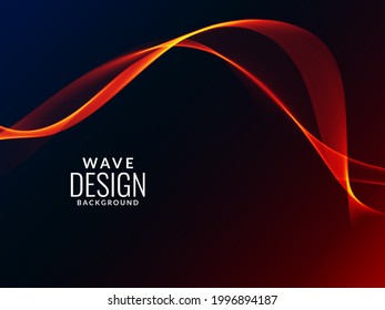 Abstract background modern colorful wave background dark pattern vector