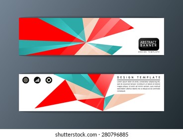 Abstract background modern design banner template-Vector illustration