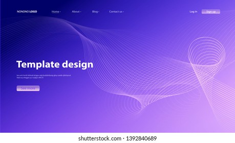 Abstract background modern design. Landing Page. Template for websites or apps.Vector. - Vector