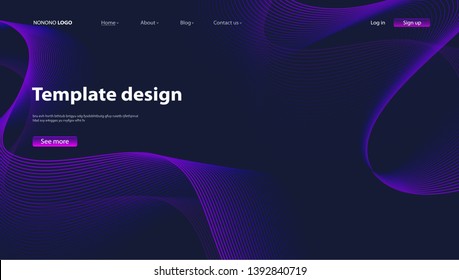 Abstract background modern design. Landing Page. Template for websites or apps.Vector. - Vector