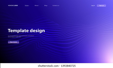 Abstract background modern design. Landing Page. Template for websites or apps.Vector. - Vector