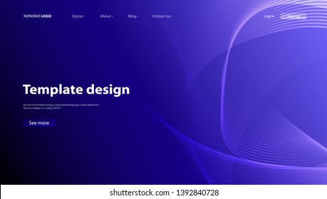 Abstract background modern design. Landing Page. Template for websites or apps.Vector. - Vector