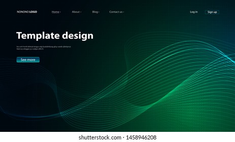 Abstract background modern design. Landing Page. Template for websites or apps vector design. 