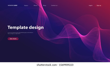 Abstract background modern design. Landing Page. Template for websites or apps.Vector. 