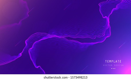 Abstract background modern design. Landing Page. Template for websites or apps.Vector. 