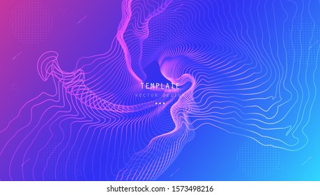 Abstract background modern design. Landing Page. Template for websites or apps.Vector. 