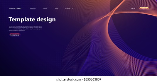 Abstract background modern design. Landing Page. Template for websites or apps.Vector illustrations design.