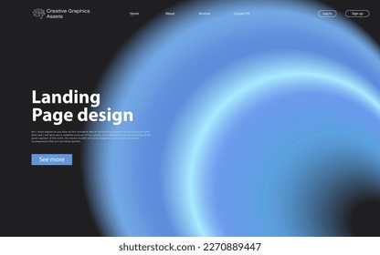 Abstract background modern design. Landing Page. Modern vector illustration concepts for website and mobile website development.