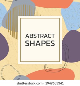Antecedentes abstractos. Diseño moderno con un patrón impecable y formas abstractas. Portada, afiche, paquete, publicación en medios sociales e historias a la moda. Ilustración vectorial.