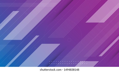 Abstract background with modern design style. With a variety of transparent element patterns. Diagonal line elements with gradations of red background. Used for landing page websites or banners.