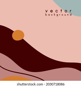 Abstrakter Hintergrund. Moderne Design-Vorlage in minimalem Stil. Stilvolle Abdeckung für Schönheitspräsentation, Branding Design. Vektorgrafik